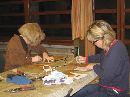 Bilder Hasen Hennen aus Rostblech 004